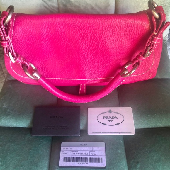 Prada Handbags - Fuschia Pink Prada Bag